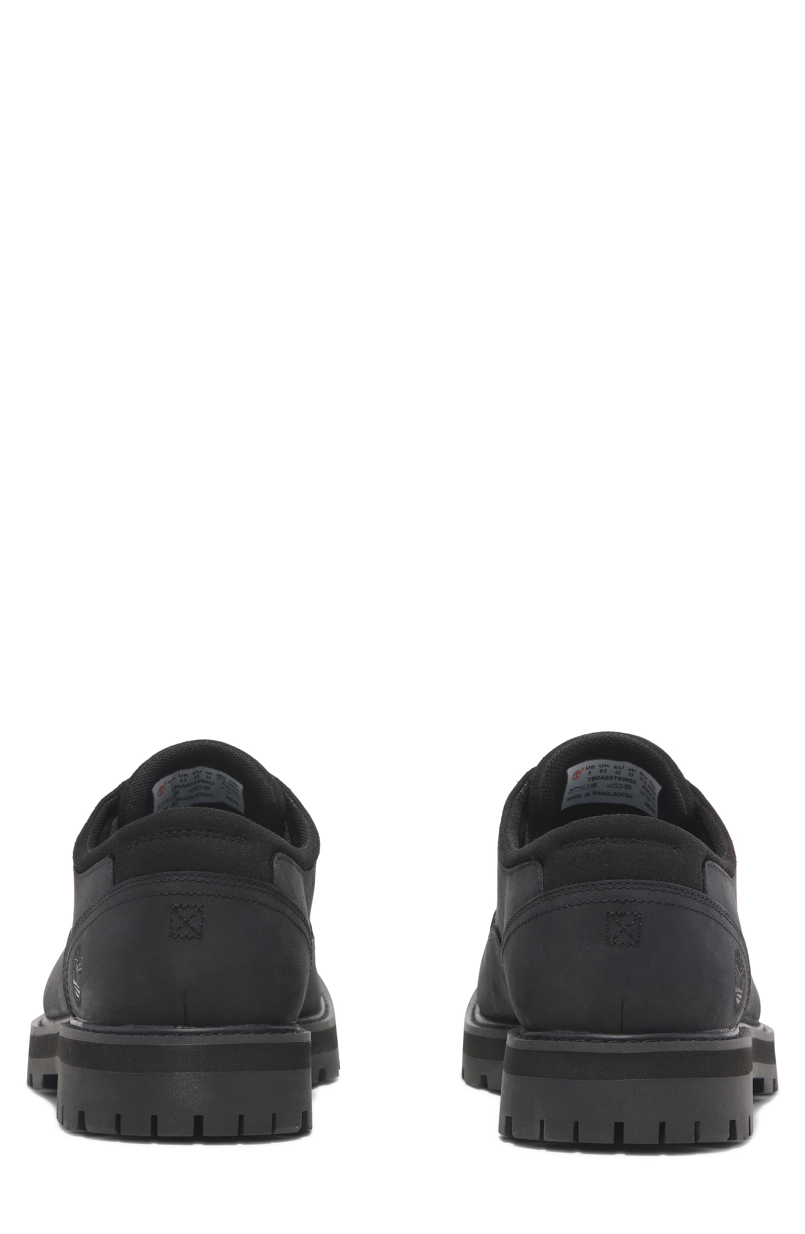 Timberland Britton Road Waterproof Derby, Alternate, color, Black Full Grain