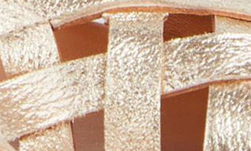 Lk Bennett Bianca Ankle Strap Sandal In Gold
