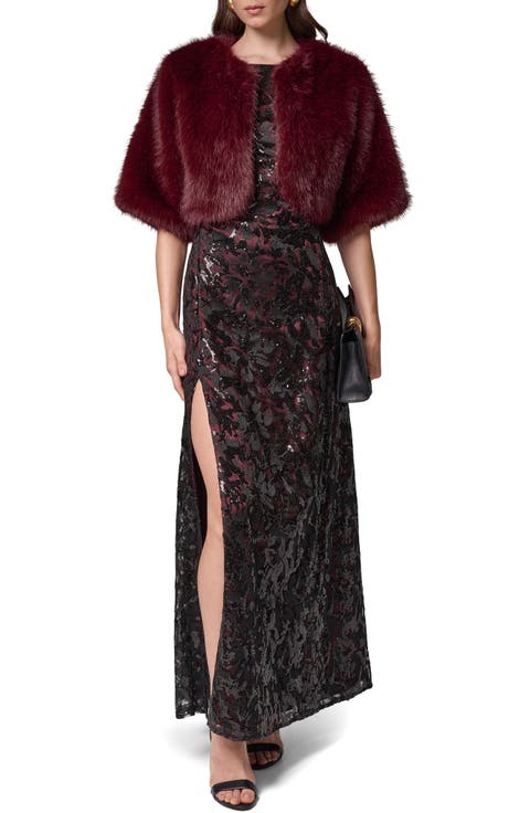 Faux Fur Shrug
