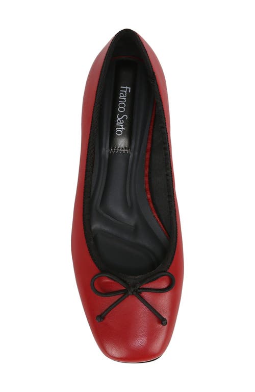 Franco Sarto Women's Abigail Square Toe Ballet Flats In Red