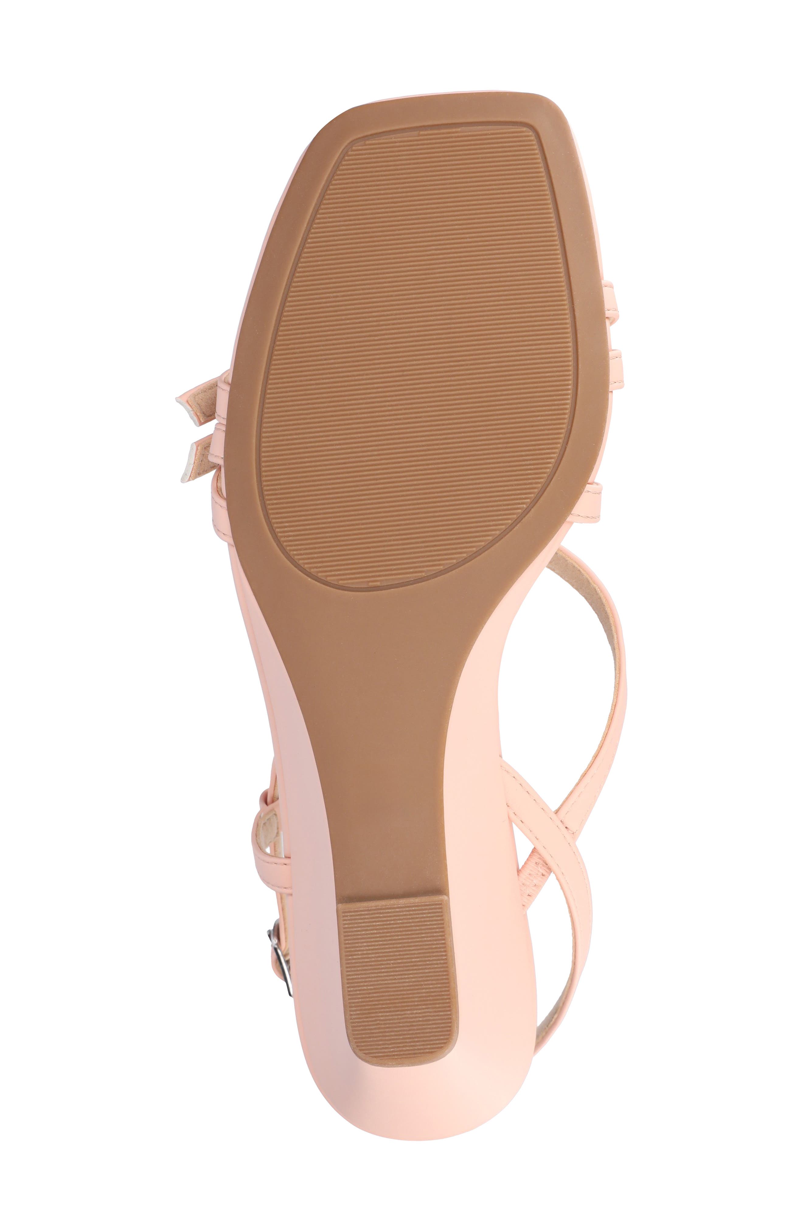Journee Collection Clinne Wedge Sandal, Alternate, color, Pink