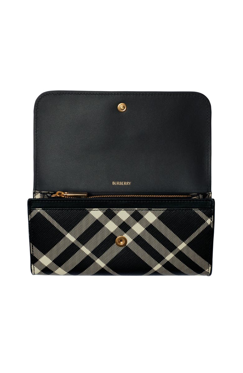Burberry Check Continental Wallet, Alternate, color,