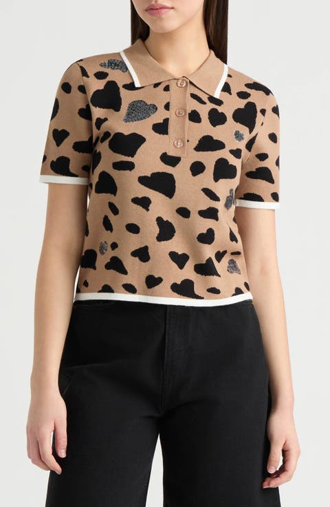 Jacquard Polo Sweater