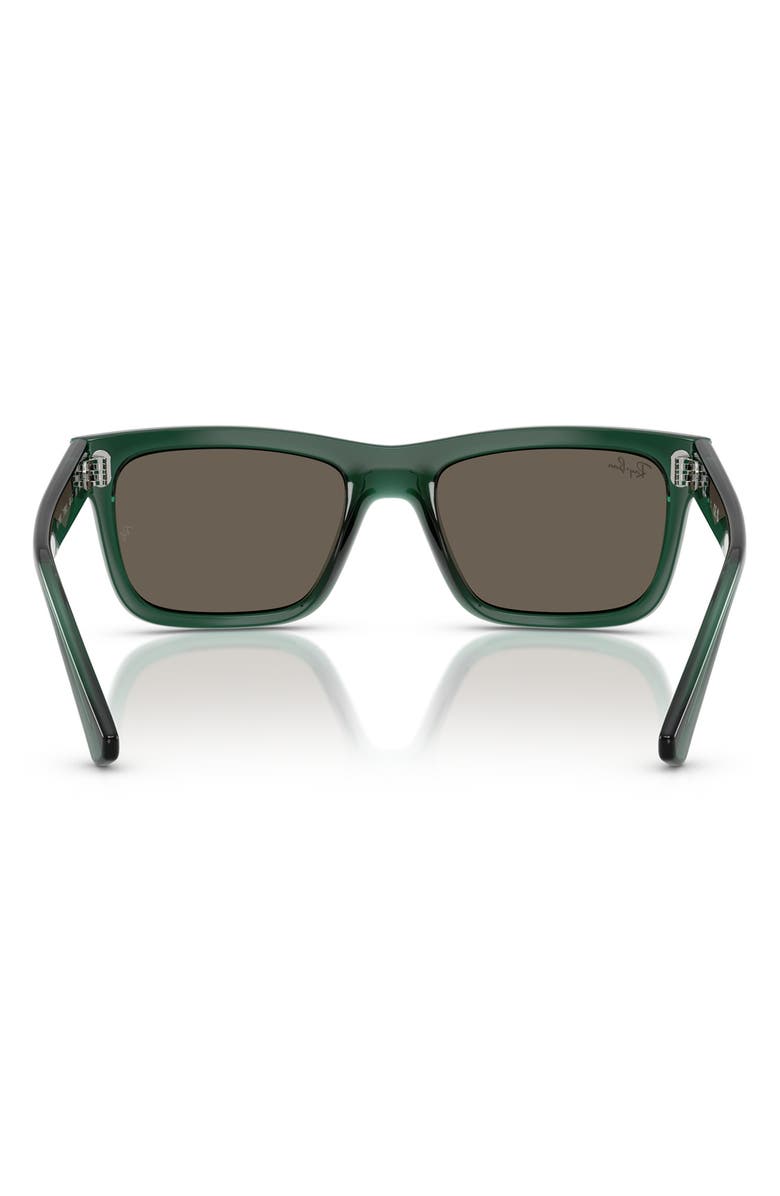 Ray-Ban Kids' 49mm Rectangular Sunglasses, Alternate, color, Transparent Green