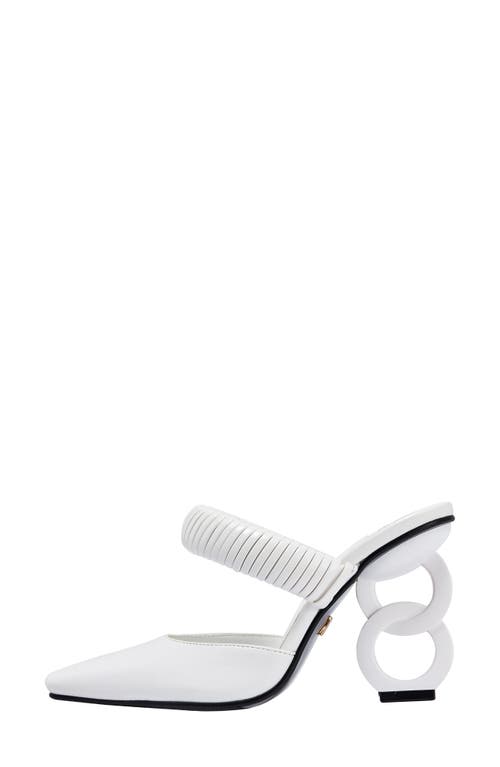 Ninety Union Luna Mule Pump In White