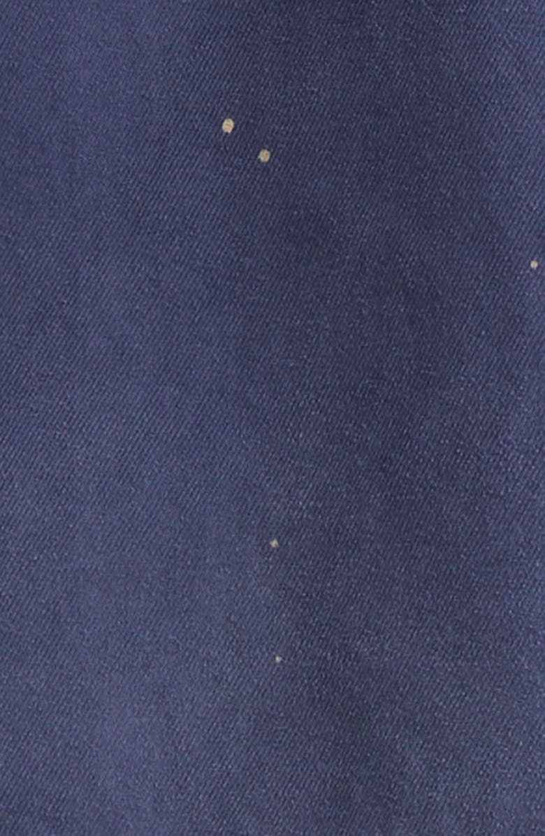 Golden Goose Journey Splatter Cotton Twill Chore Jacket, Alternate, color, Blue