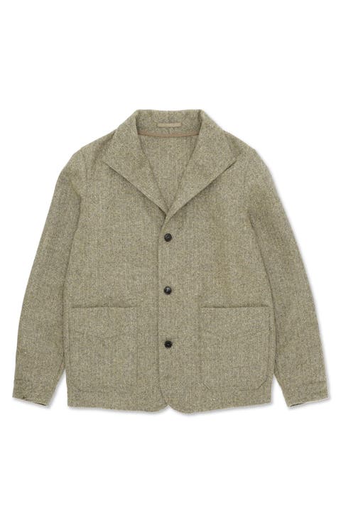 Scotland Herringbone Wool Jacket