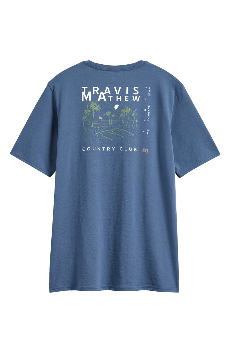 TravisMathew Kids' Y Putt Hold My Calls Graphic T-Shirt, Alternate, color, Bering Sea