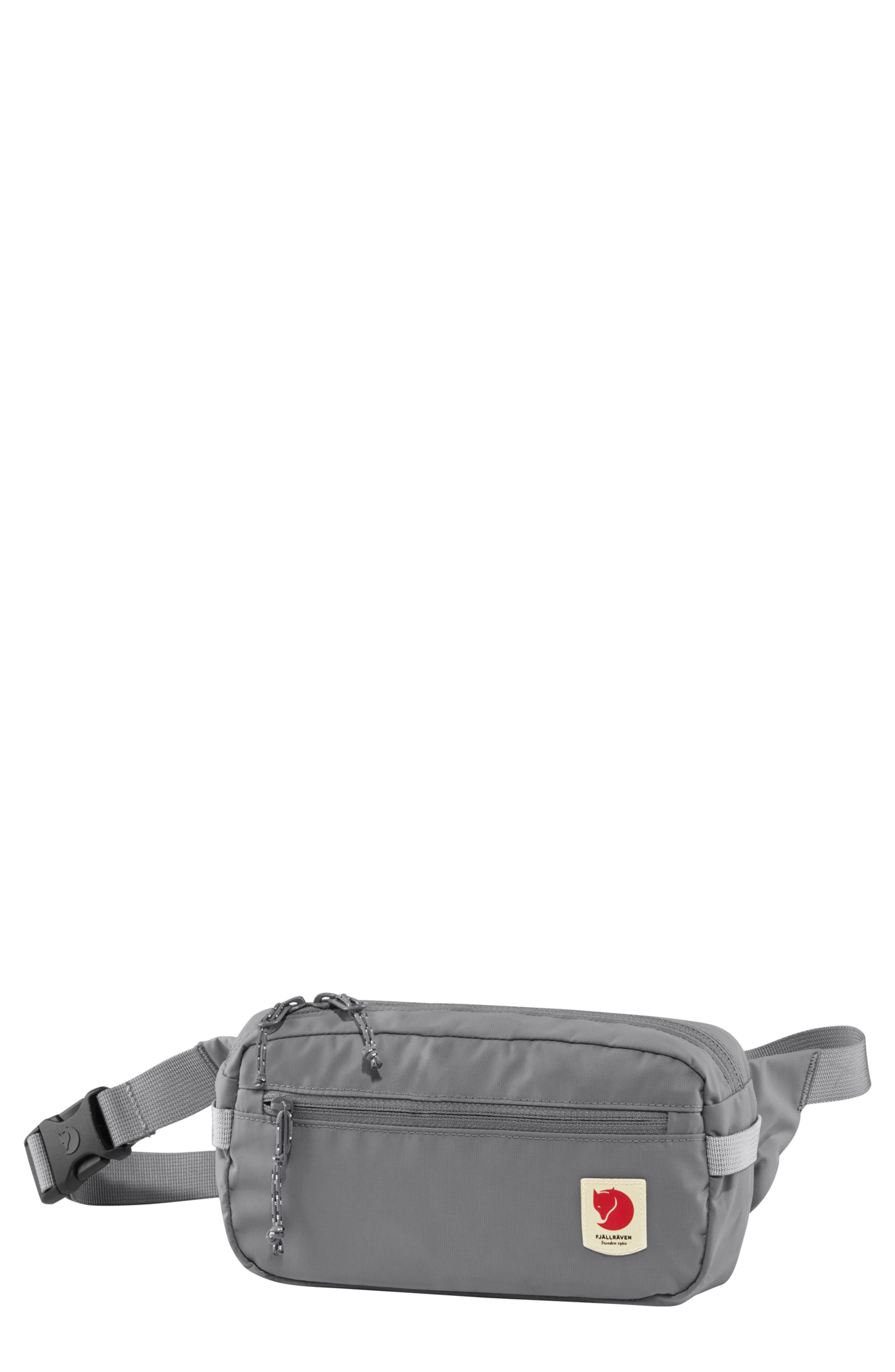 Fjällräven High Coast Belt Bag, Main, color, Shark Grey