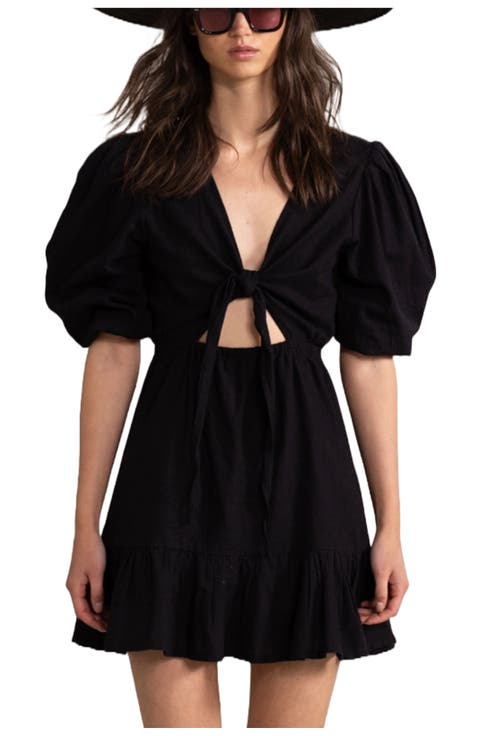 Resort Swim Cover Up Short Dress