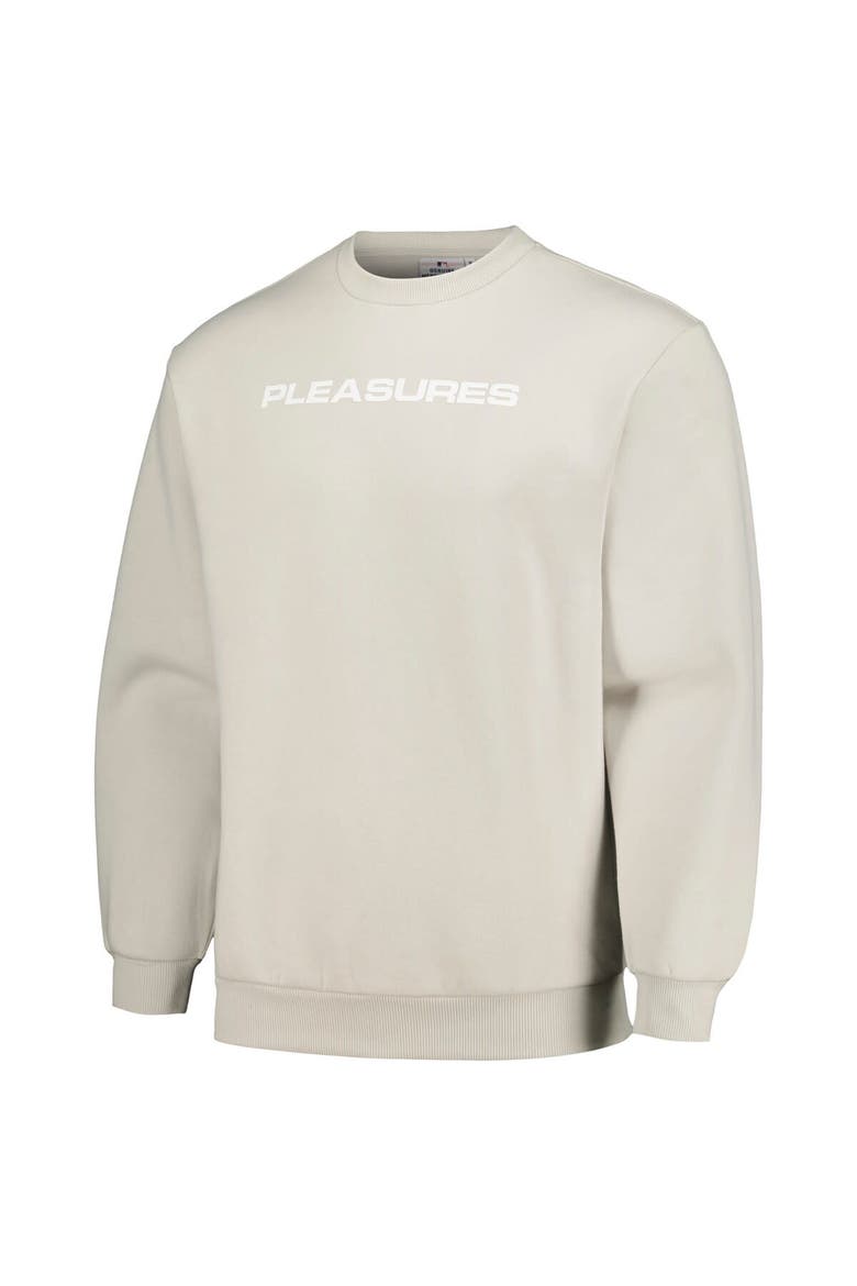 Men's PLEASURES Gray St. Louis Cardinals Ballpark Pullover Sweatshirt, Alternate, color, Gray