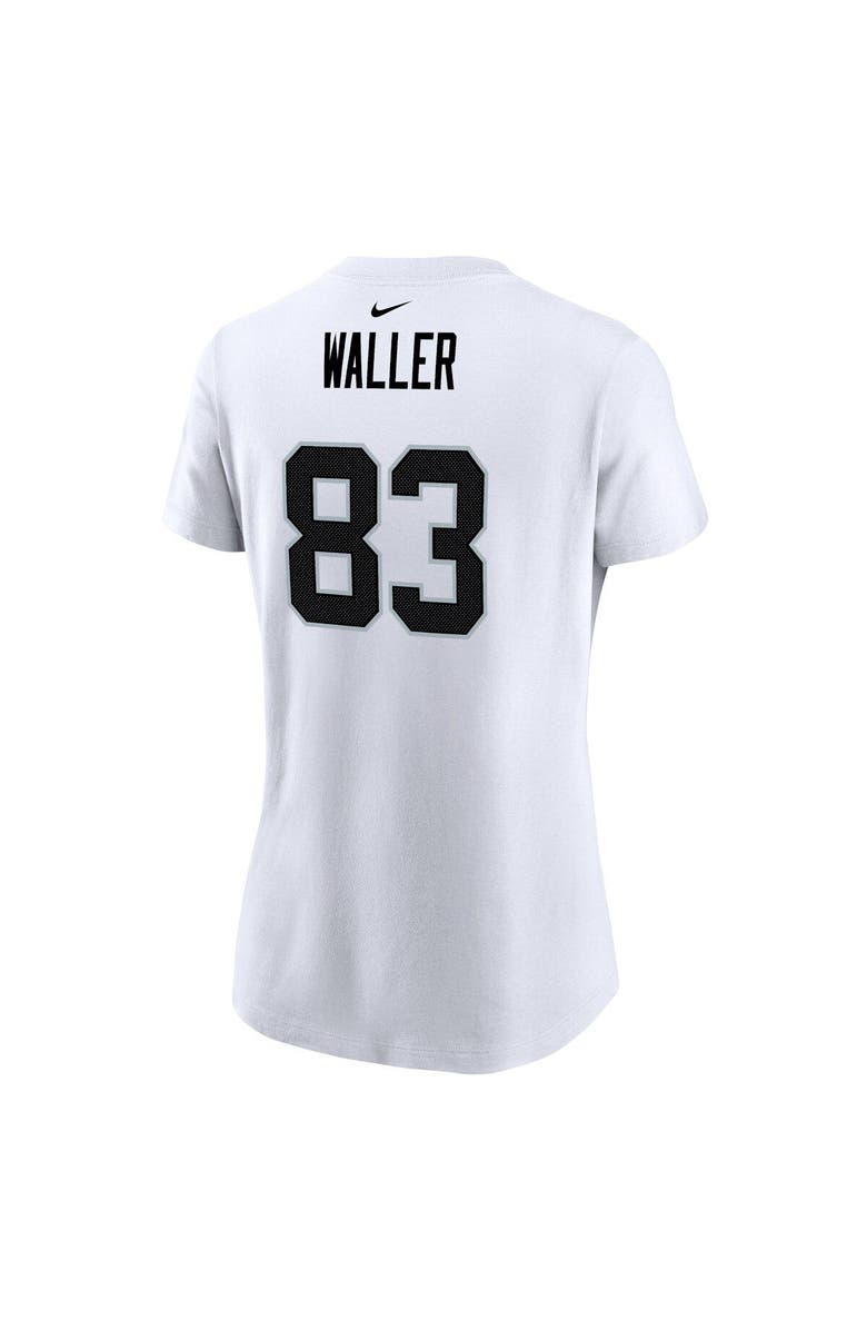 Nike Women's Nike Darren Waller White Las Vegas Raiders Player Name & Number T-Shirt, Alternate, color, 