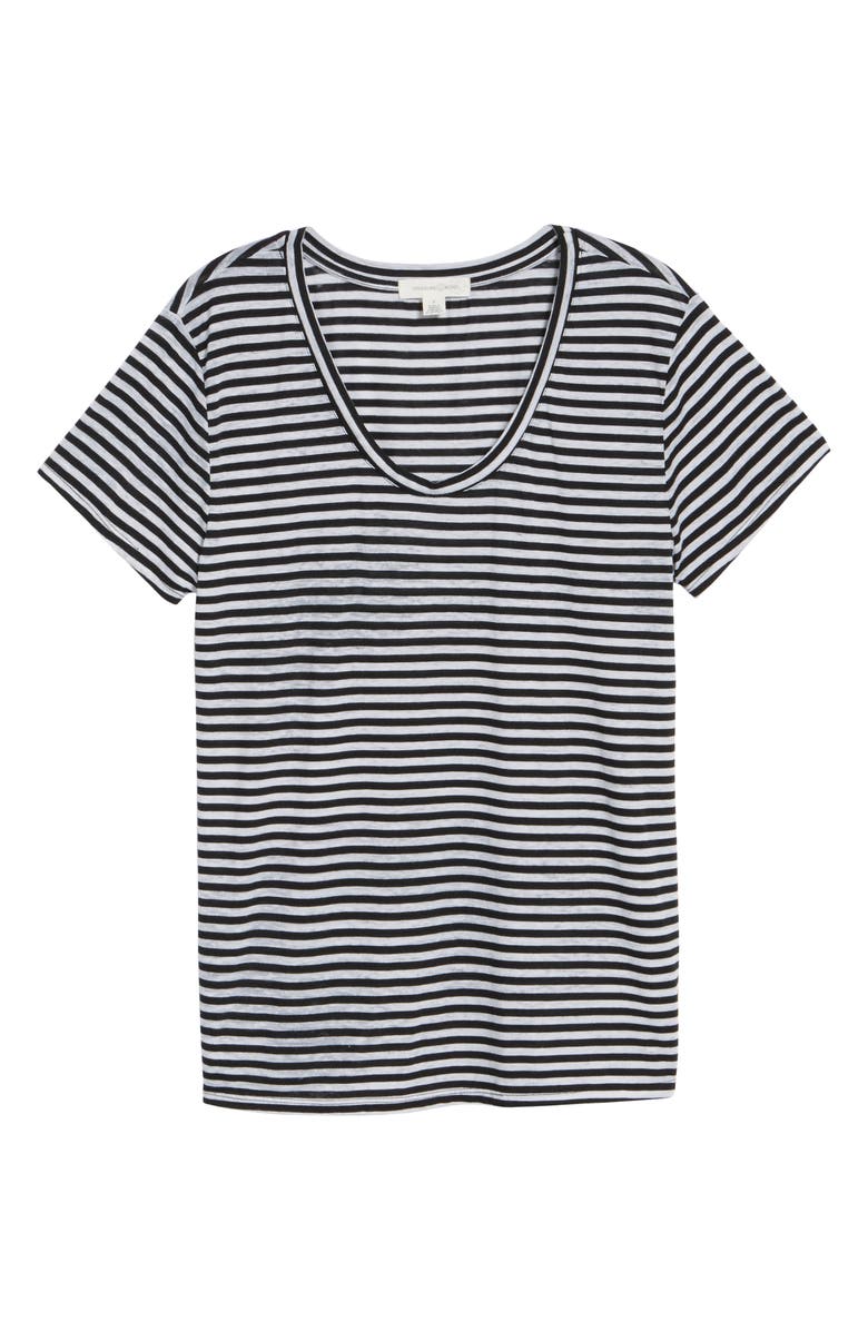 Treasure & Bond Burnout Boyfriend Tee, Alternate, color,