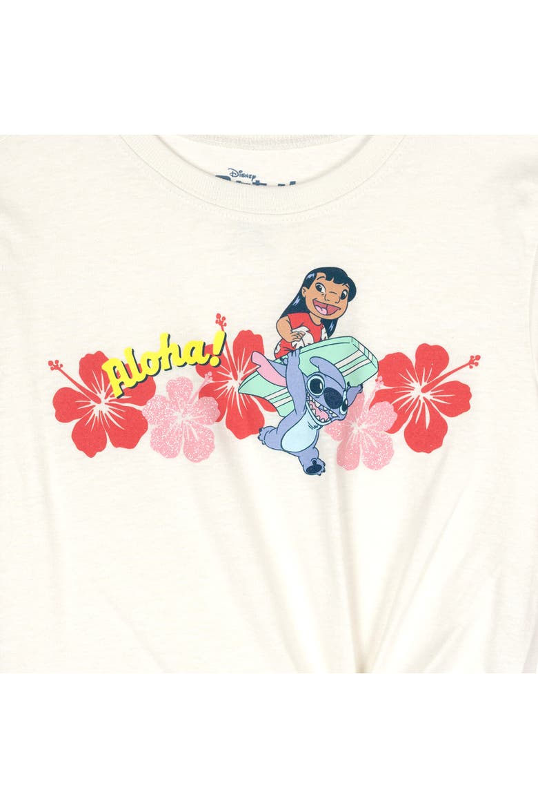 Lilo & Stitch Girls' 2-Piece T-Shirt and Shorts Set, Alternate, color, Lilo and Stitch Pink
