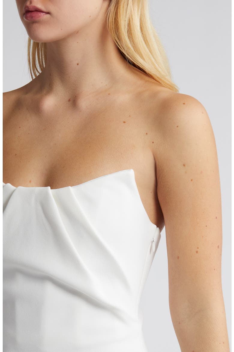 Marcy Strapless Dress, Alternate, color, IVORY