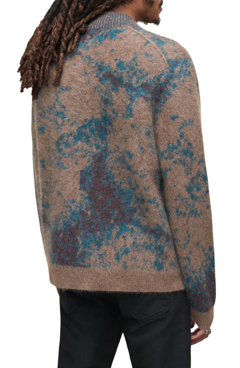 John Varvatos Tuscola Regular Fit Organic Cashmere Baseball Jacket, Alternate, color,