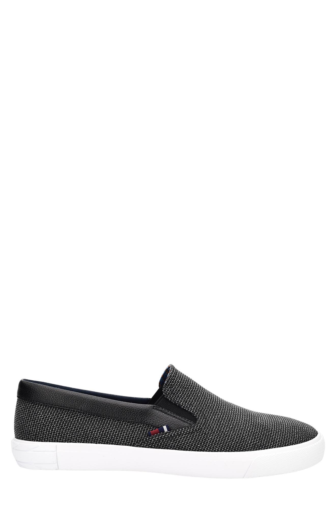 Percy Slip-On Sneaker, Main, color, BLACK