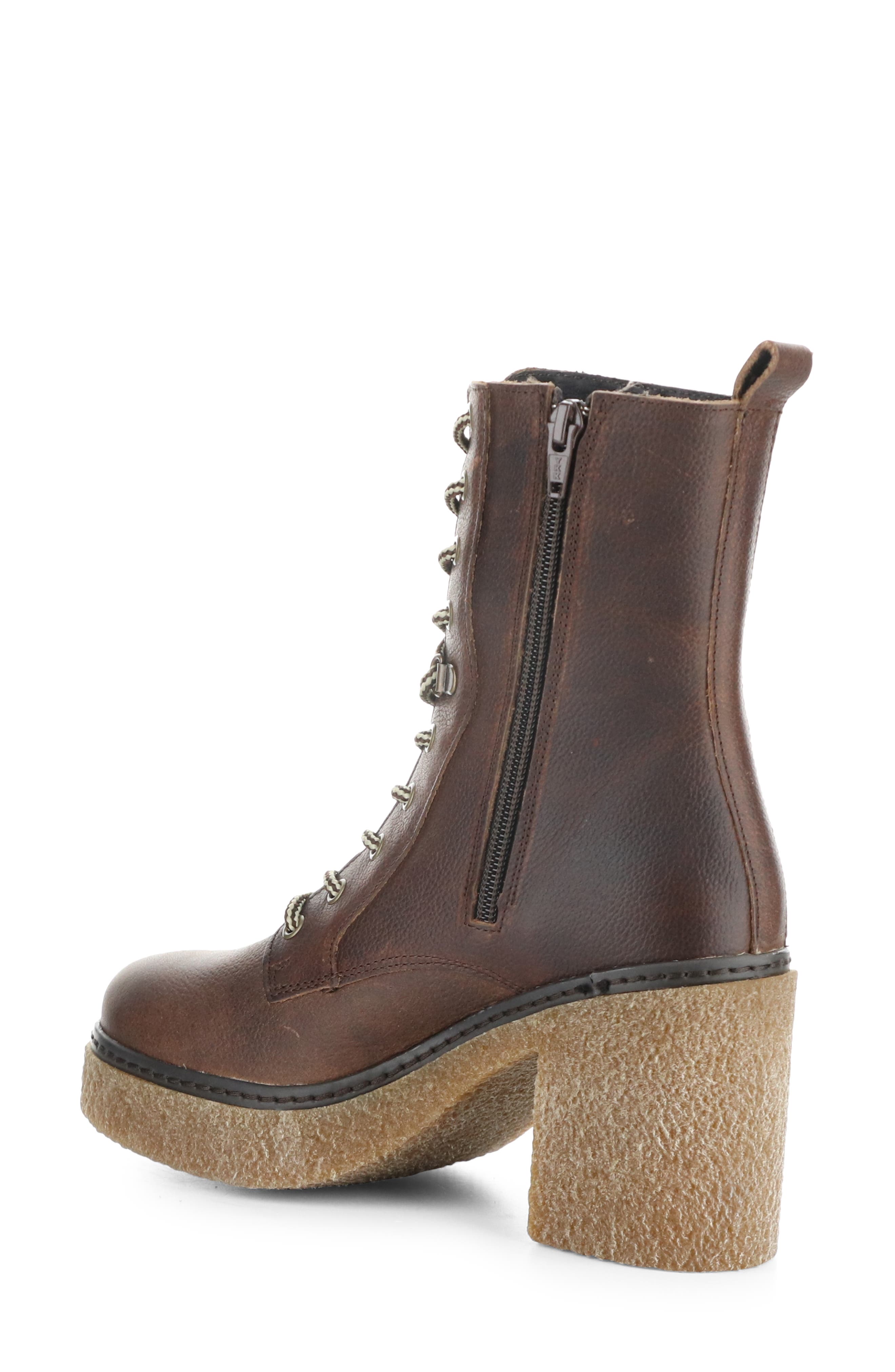 Panda Waterproof Lace-Up Boot, Alternate, color, BRANDY GOBI
