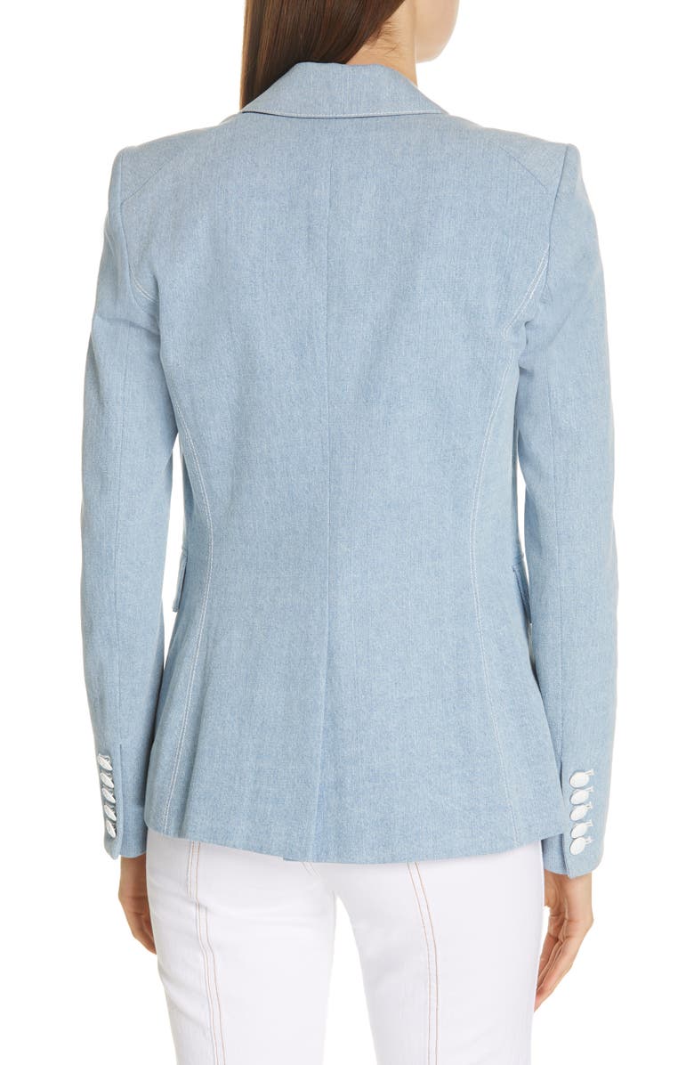 Veronica Beard Miller Denim Dickey Jacket, Alternate, color, 
