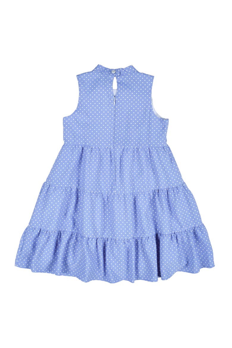 Polka Dot Dress, Alternate, color, Periwinkle