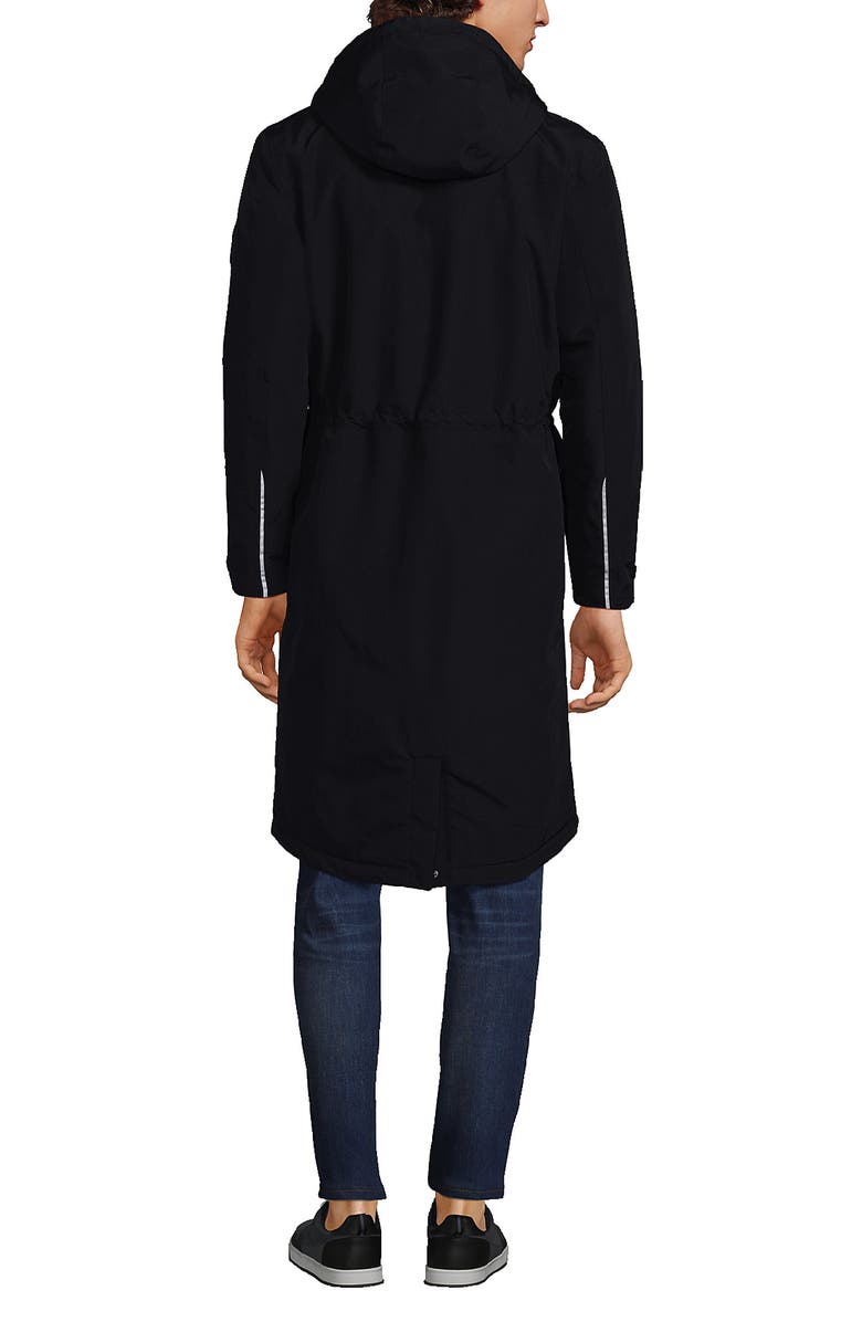 Lands' End Squall Waterproof Insulated Winter Stadium Coat, Alternate, color, Black