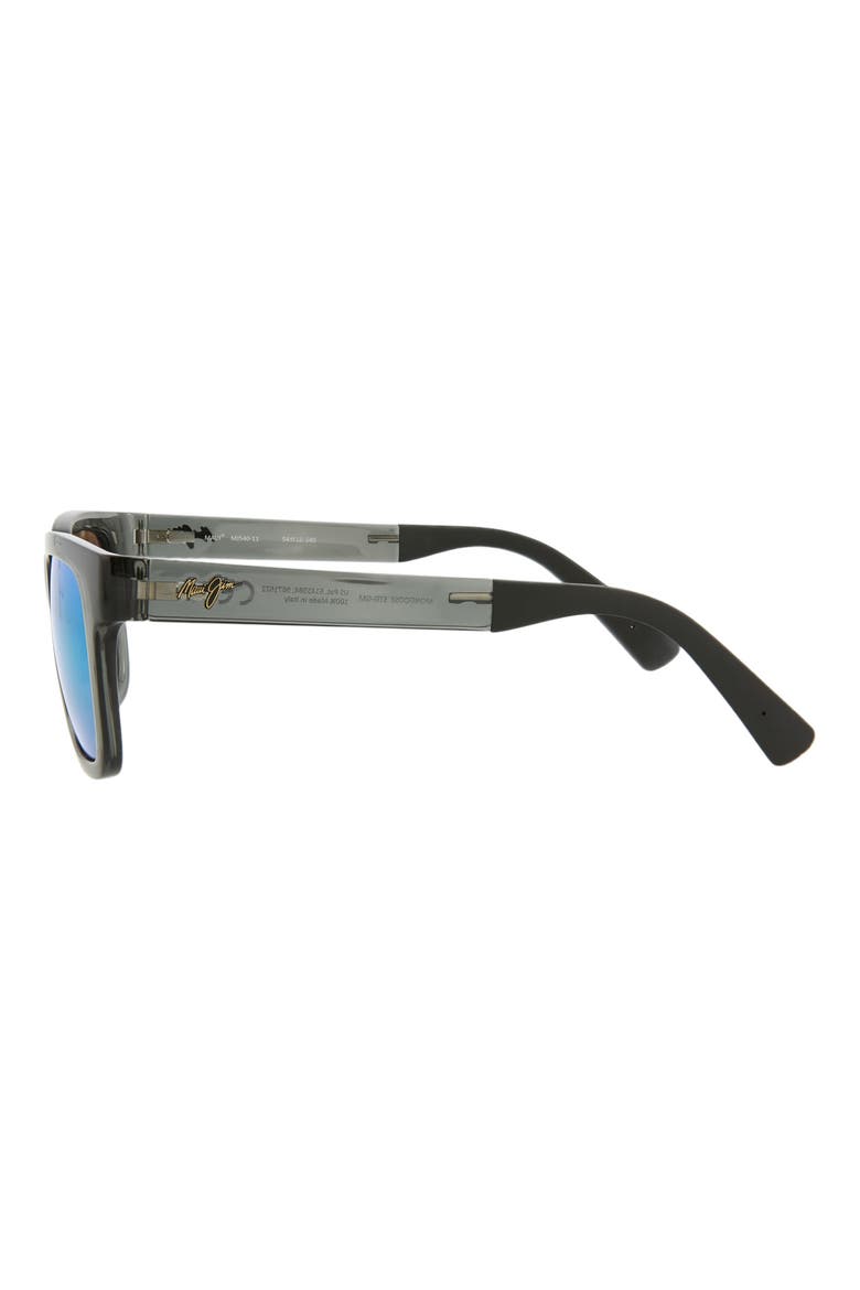 54mm Polarized Square Sunglasses, Alternate, color, GREY GREY GREEN