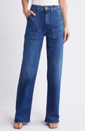 MOTHER The Patch Maven Heel Wide Leg Jeans