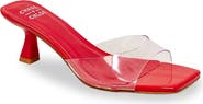 CHASE AND CHLOE Kitten Heel Mule Sandal