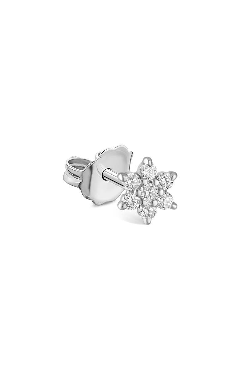 MARIA TASH Diamond Flower Single Stud Earring, Main, color, 