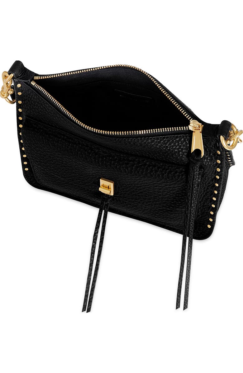 Rebecca Minkoff Darren Signature Leather Shoulder Bag, Alternate, color,