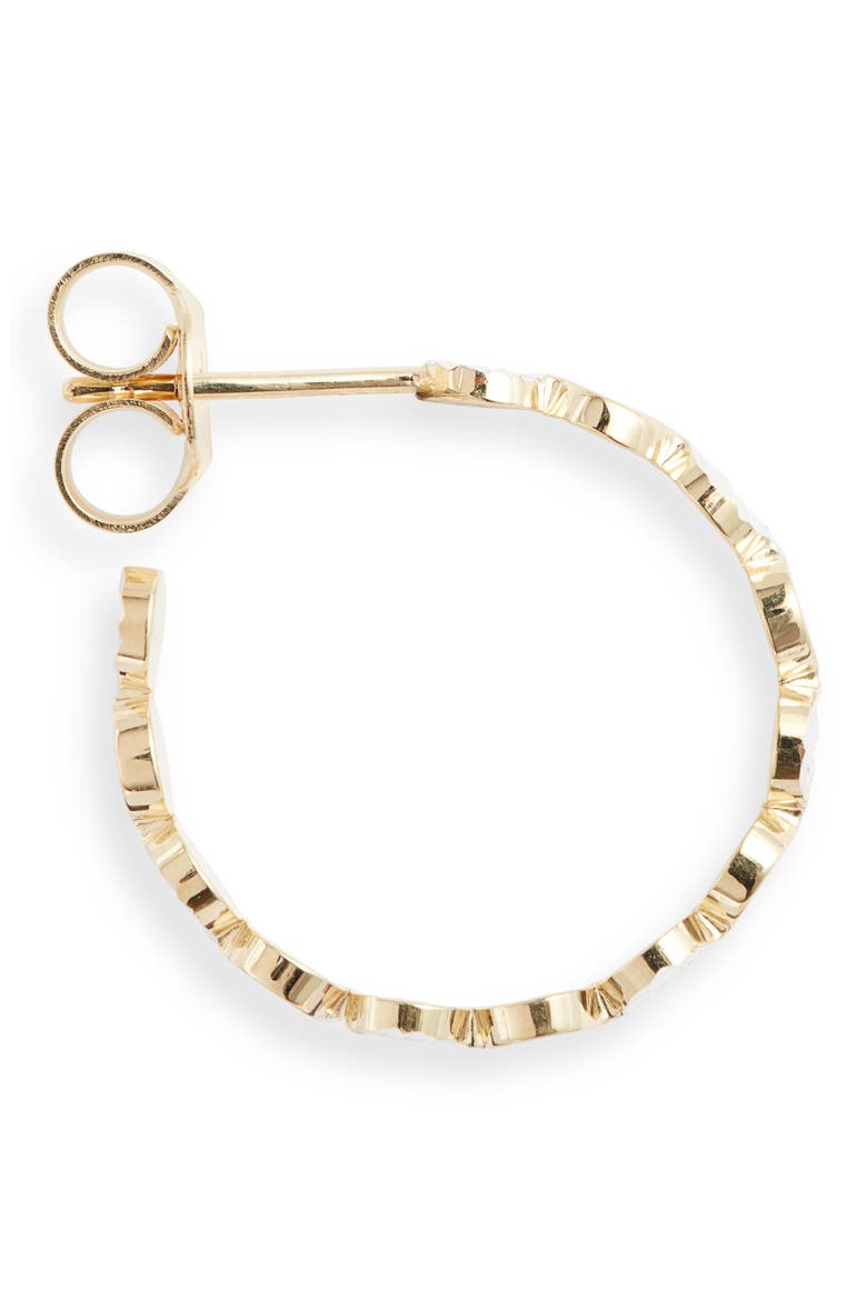 Bea Small Two-Tone Hoop Earrings, Alternate, color, TWO-TONE