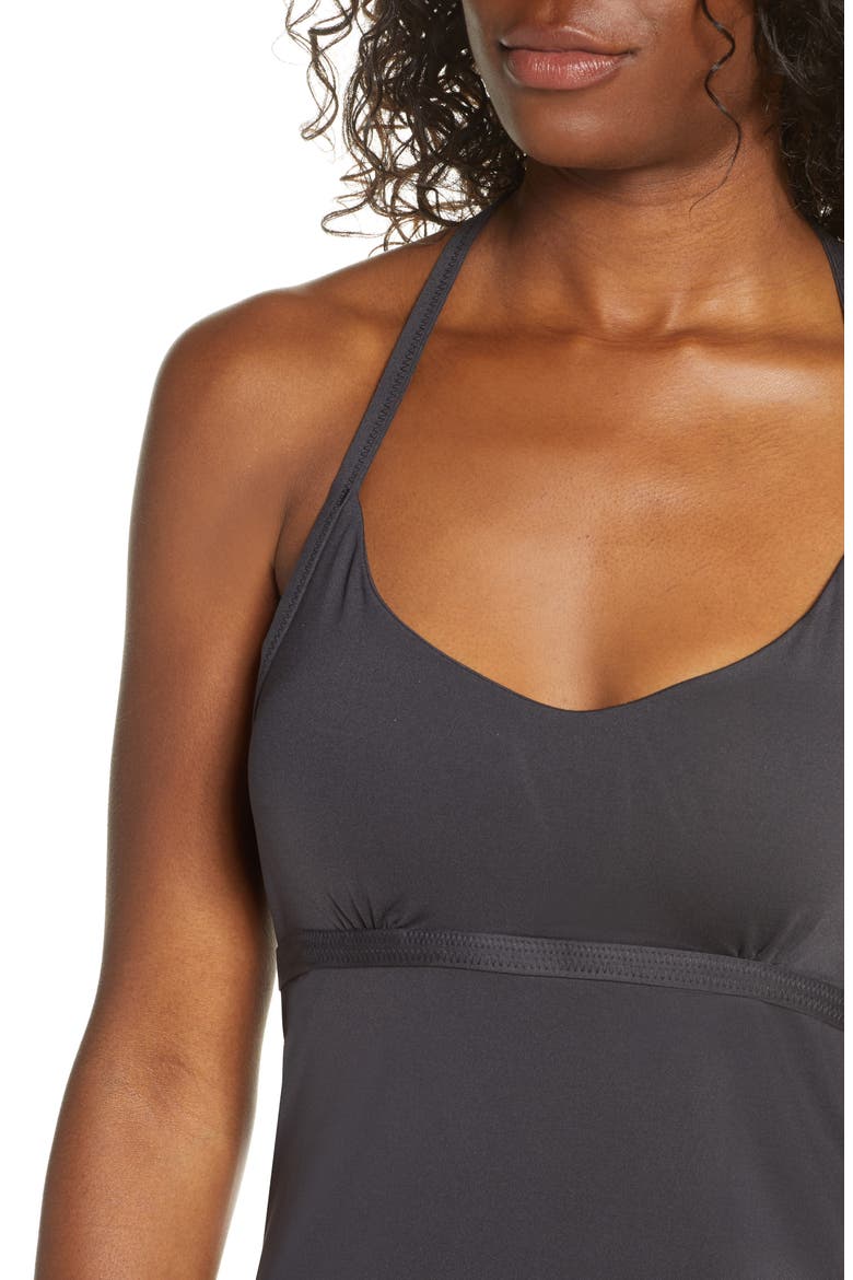 Sundown Sally A-Line Jersey Dress, Alternate, color, INK BLACK
