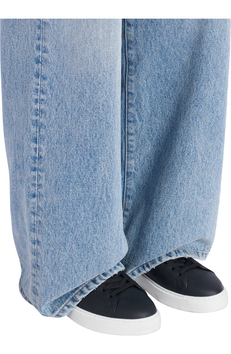 Balmain B-Court trainers in calfskin and rubber, Alternate, color, Black