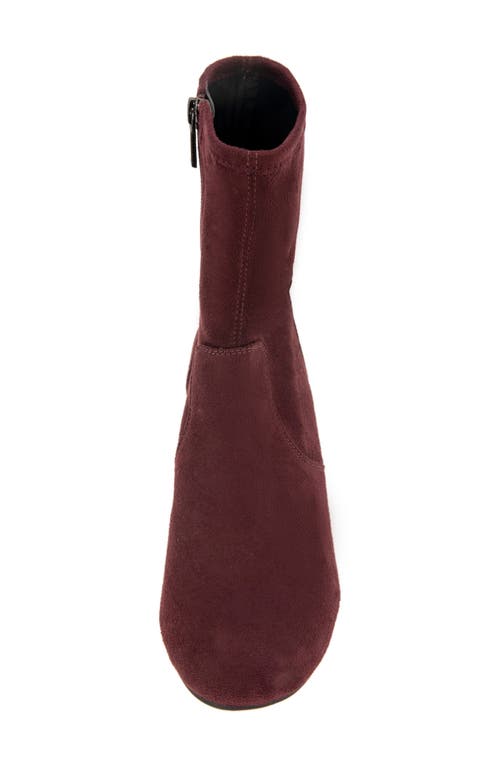 Reaction Kenneth Cole Road Stretch Bootie In Burgundy