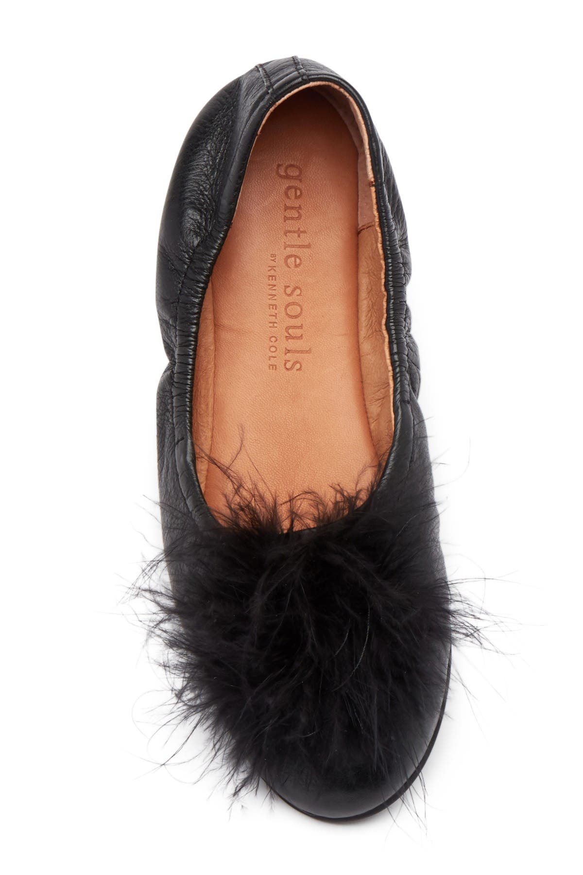 Gentle Souls Signature Portia Genuine Turkey Feather Pompom Flat, Alternate, color, 