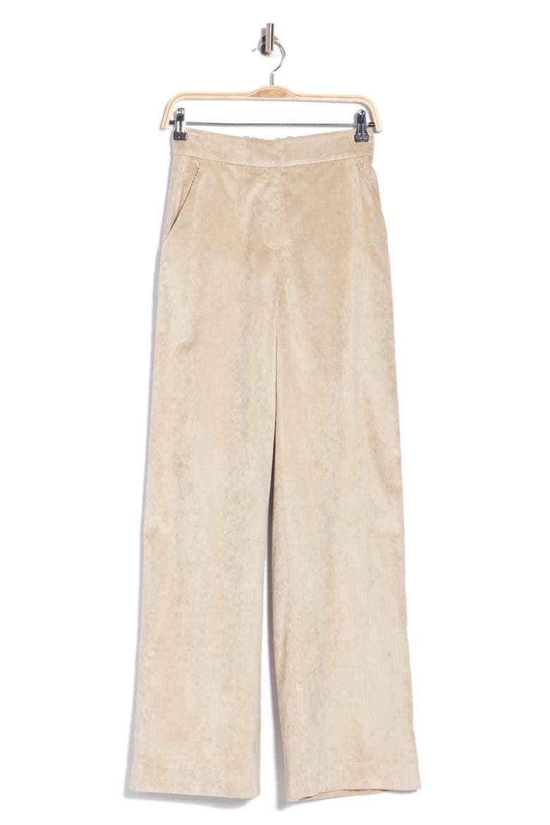 Grigore High Waist Wide Leg Pants, Main, color, HEATHERED SAND