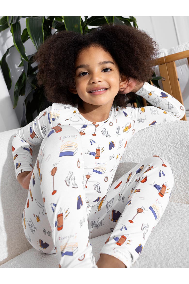 Kids' Boxing Set of 2 Piece Pajamas, Alternate, color, Boxing