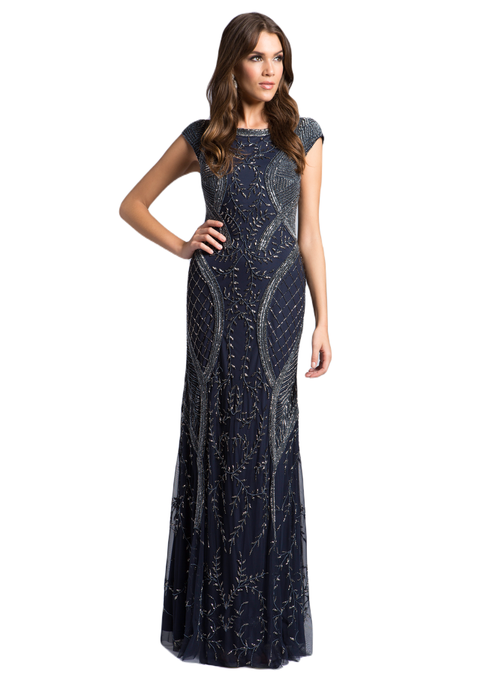 Cape Sleeve Modestly Covered Dress