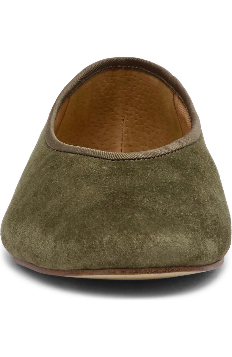 Steve Madden Pipa Ballet Flat, Alternate, color, Olive Suede