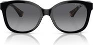 RALPH 55mm Polarized Gradient Cat Eye Sunglasses