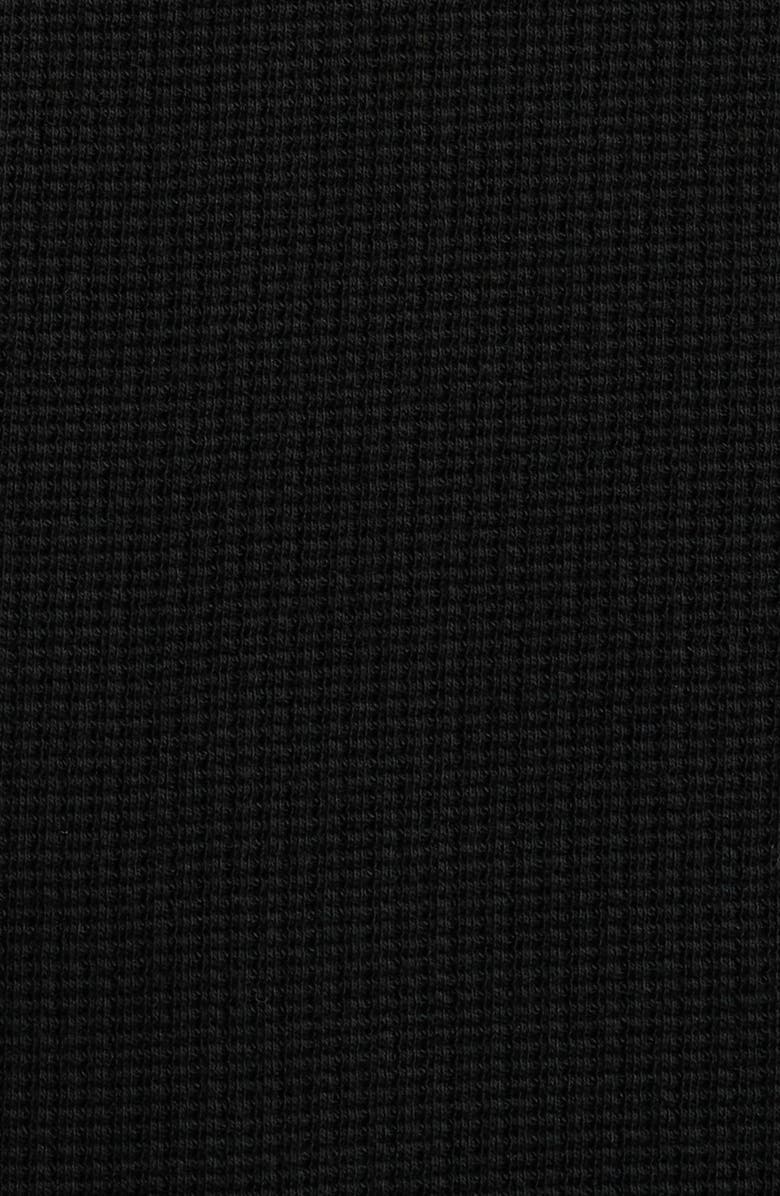 FRAME Waffle Textured Button-Up Shirt, Alternate, color, Black