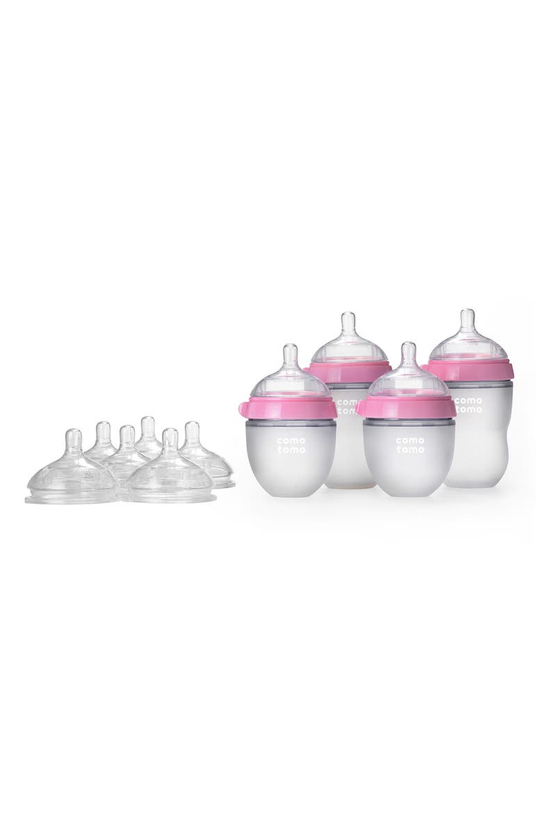 Baby Bottle Bundle, Main, color, PINK