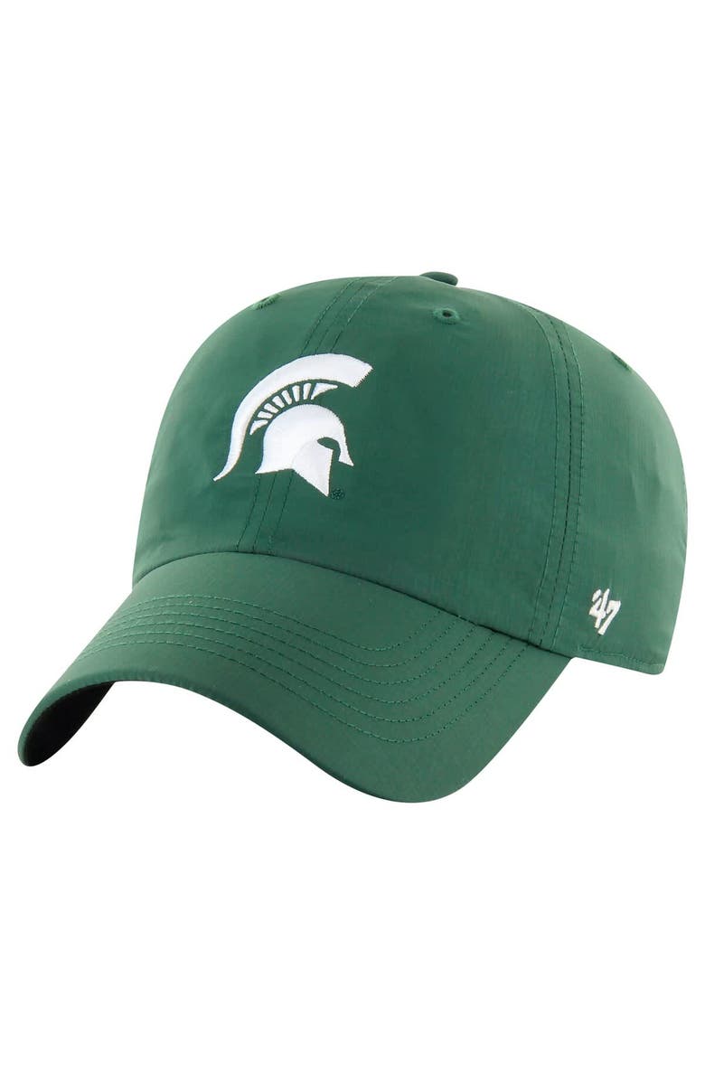 '47 Men's '47 Green Michigan State Spartans Clean Up brrr° Adjustable Hat, Main, color, Green