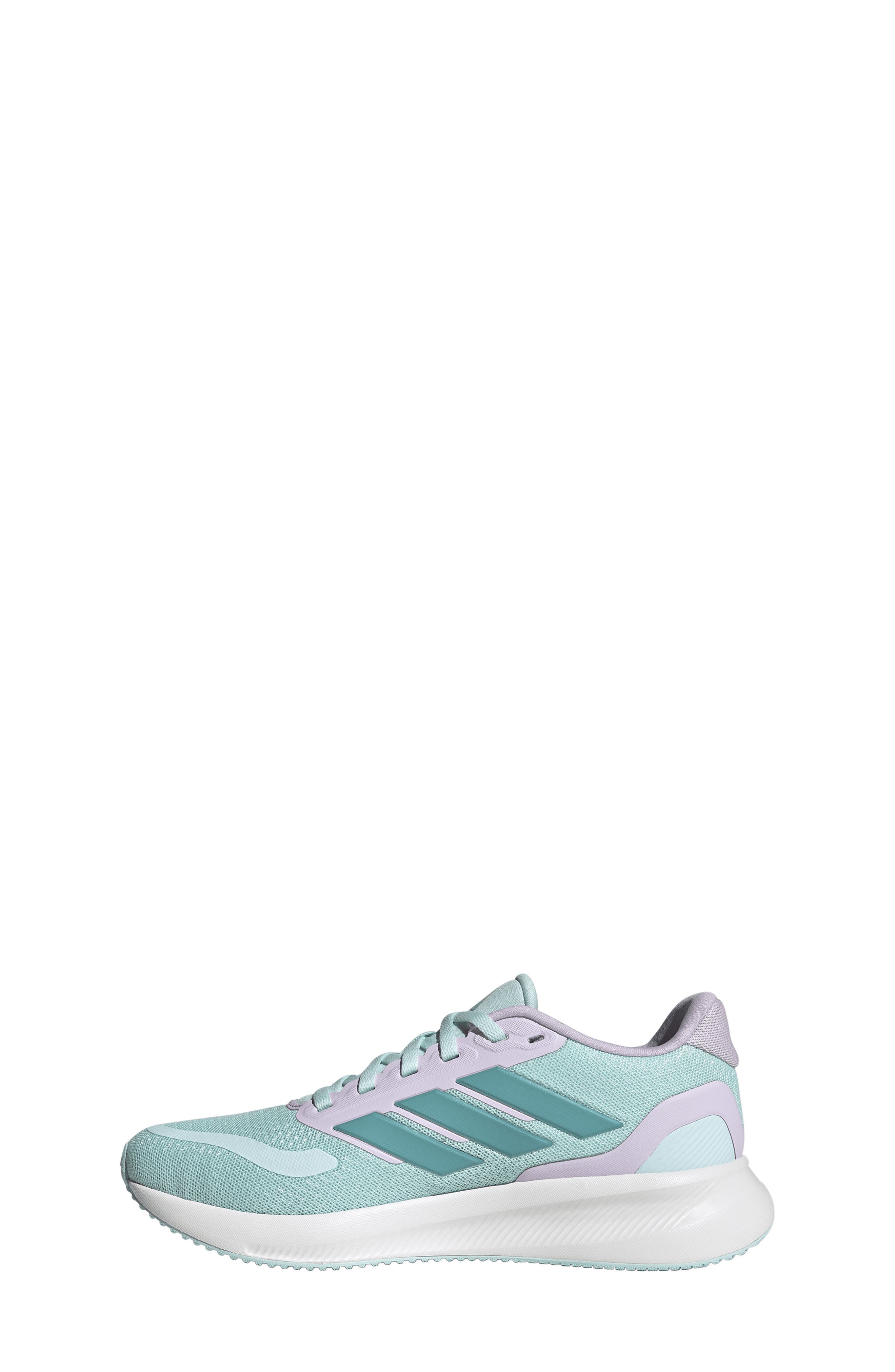 adidas Kids' Run Falcon 5 Running Shoe, Alternate, color, Halo Mint/ Mint/ Lavender