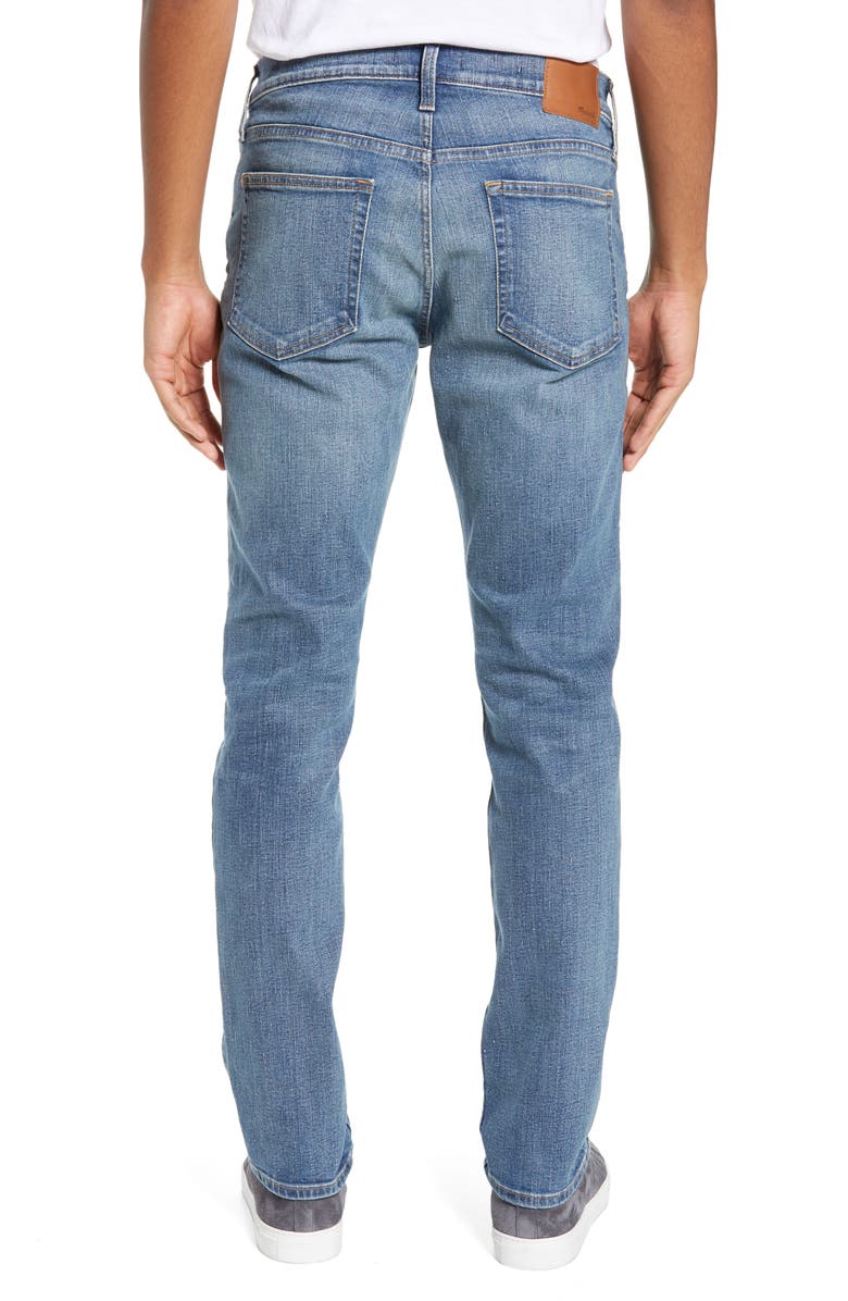Madewell Straight Fit Jeans, Alternate, color, 