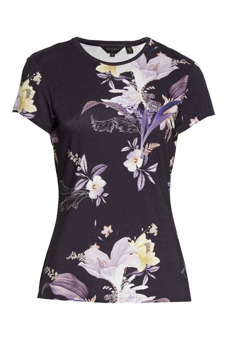 Decadence Print T-Shirt, Alternate, color, NAVY
