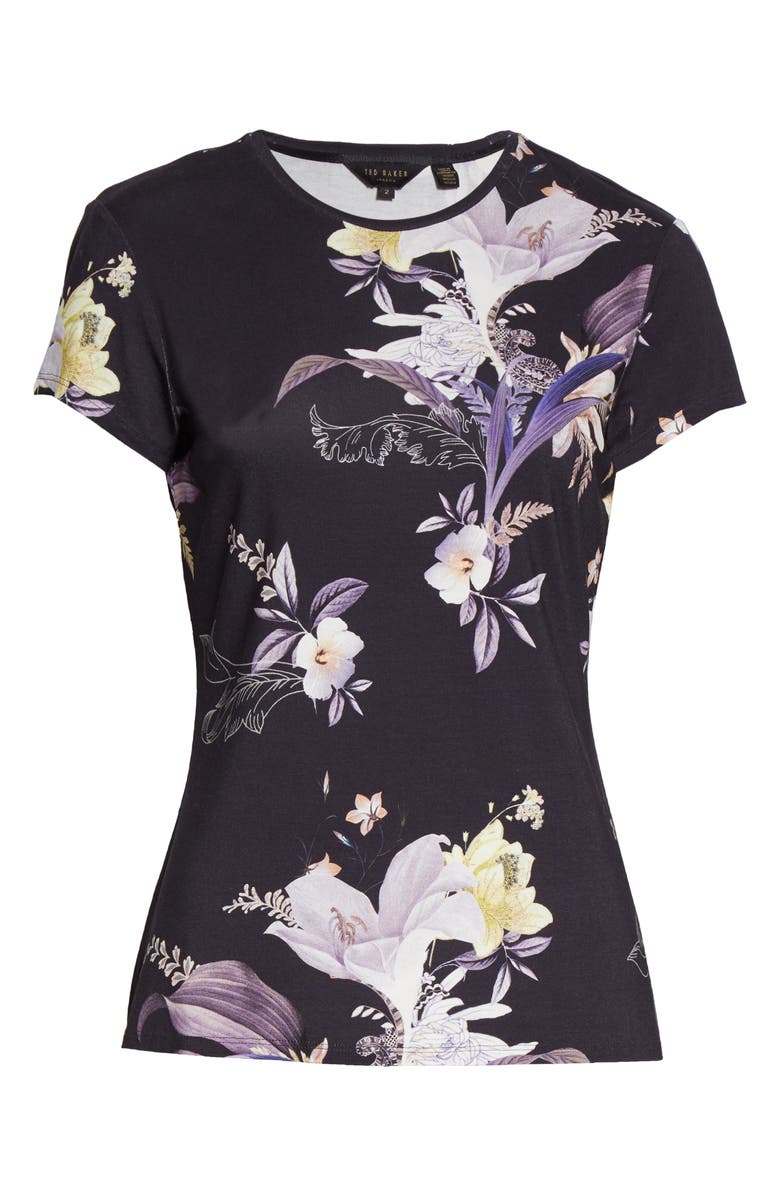 Ted Baker London Decadence Print T-Shirt, Alternate, color,