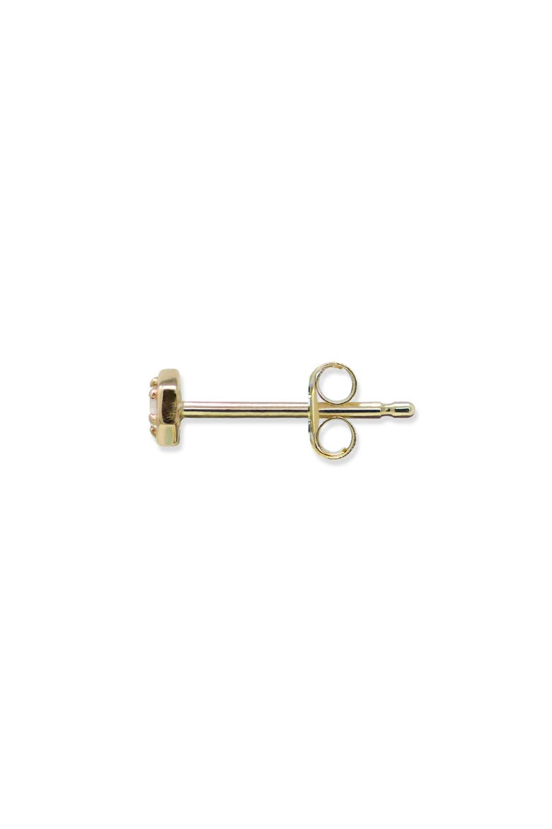 Jac + Jo Mini Bolt Single Stud Earring, Alternate, color, GOLD