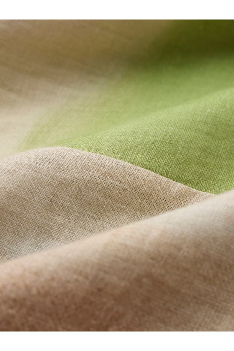 Linen Gathered Waist Tunic, Alternate, color, COLOUR IN SKY