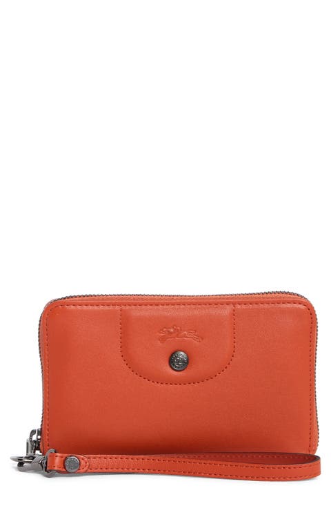 Le Pilage Cuir Zip Wristlet Wallet